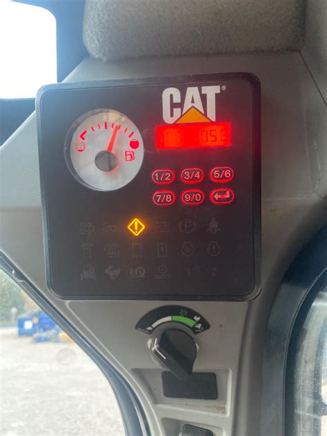 cat skid steer exclamation light|cat 289c exclamation mark.